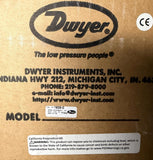 Dwyer 1638-0 Differential Pressure Switch 1/8" FNPT 0.05-0.25" W.C