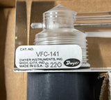Dwyer VFC-141 Visi-Float Flowmeter 0.5-5 GPM Water 1" FNPT 100 PSI 5" Scale