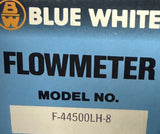 Blue White F-44500LH-8 Flowmeter 0.5-5 GPM 1/2" NPT