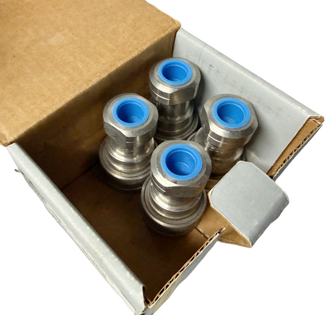 Lot of (4) Parker SH4-62W Hydraulic Quick Connect Coupling 60 Series