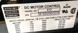 Bodine Electric 815 FPM DC Motor Control 115 VAC 50/60 Hz 0815QV