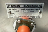 Dover Flexo Electronics Tension Transducer 200 lbs 5VDC 250mVDC