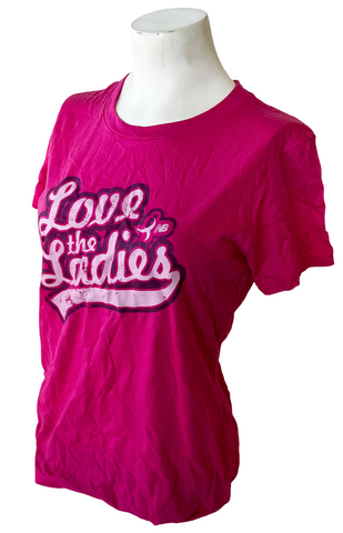 New Balance Women's Love The Ladies Breast Cancer Awareness Pink Shirt Size S