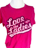 New Balance Women's Love The Ladies Breast Cancer Awareness Pink Shirt Size S