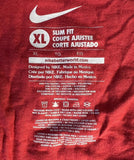 Nike Women's University Of Oklahoma Athletic Dept Red Slim Fit Shirt Size XL