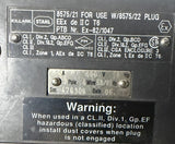 Killark Stahl 8575/21 Receptacle 16A 480V 50/60Hz 3P 4W For 8575/22 Plug