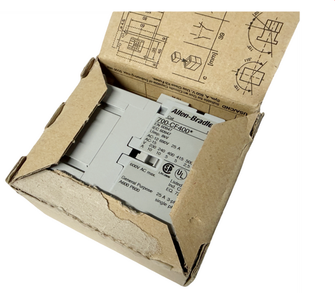 Allen-Bradley 700-CF400D Industrial Control Relay Series A 110/120 VAC 50/60Hz
