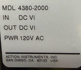 Action Pak MDL 4380-2000 Signal Conditioner 120 VAC