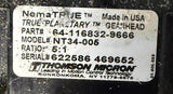 Allen-Bradley N-3406-2-H00AA Servo Motor w/ Thomson Micron NT34-005 Gearhead