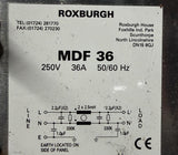 Roxburgh MDF 36 Power Line RFI Filter 250V 50/60Hz 36A Single Phase MDF36