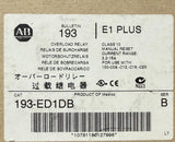 Allen-Bradley 193-ED1DB E1 Plus Overload Relay Series B 3.2-16A Manual Reset