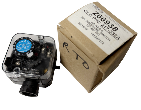Dungs AA-A2-6-6 Air Pressure Switch 12-60″ W.C. 266938