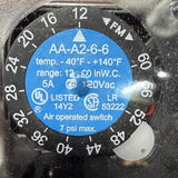 Dungs AA-A2-6-6 Air Pressure Switch 12-60″ W.C. 266938