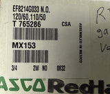 ASCO RedHat EF8214G033 N.O. Gas Vent Solenoid Valve 3/4″ 110/120 VAC 50/60Hz