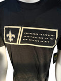 Nike Men's Dri-Fit NFL Engineered To The New Orleans Saints Black Shirt Size S