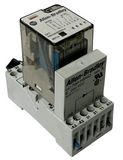 Allen-Bradley 700-HA33Z24-4 Relay 24VDC w/ 700-HSMD Surge Suppressor & Socket