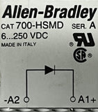 Allen-Bradley 700-HA33Z24-4 Relay 24VDC w/ 700-HSMD Surge Suppressor & Socket