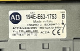 Allen-Bradley 194E-E63-1753 Load Switch Series B 63A 690VAC 3-Pole