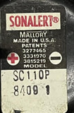 Mallory Sonalert SC110P Piezo Buzzer Panel Mount 80 dBA 30-120 VAC/DC