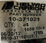 Pack of (4) Helwig Carbon 10-371021 Carbon Brush 0.375" x 1" x 1.25"