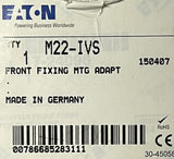 Eaton M22-IVS Din Rail Mounting Adapter Front Fixing For M22 Series Pushbuttons