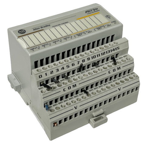Allen-Bradley 1794-IE4X0E2 Flex I/O Analog Combo Module w/ Base