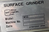 Mitsu MSG-200MH Surface Grinder w/ Walker Magnetic Chuck 6" x 12" & Vac-U-Guard
