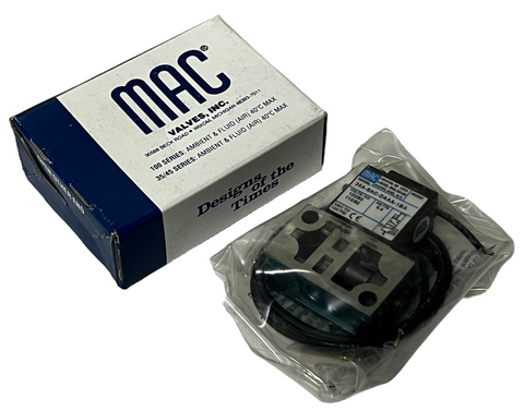 MAC 35A-SAC-DAAA-1BA Solenoid Valve 3-Way 1/8" NPTF 110/120 VAC 50/60Hz 5.4W