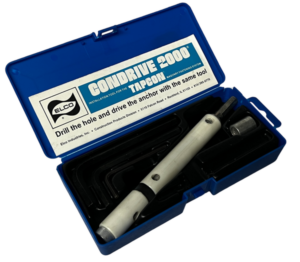 Elco Condrive 2000 Tapcon Masonry Installation Tool Kit LP200