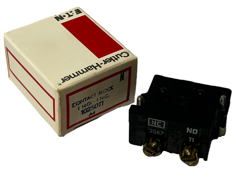 Eaton Cutler-Hammer 10250T1 Contact Block 1NO/1NC