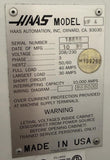 Haas VF4 CNC Vertical Machining Center 7500 RPM Upgraded Control 230V