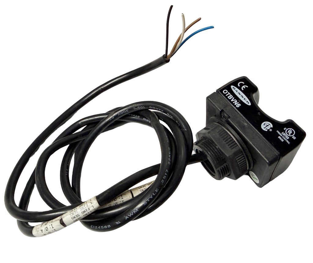 Banner OTBVN6 Optical Touch Button Sensor 10-30 VDC NPN Momentary