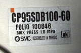 SMC CP95SDB100-60 Pneumatic Cylinder 100mm Bore 60mm Stroke 1.0 MPa
