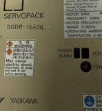 Yaskawa SGDB-15ADG Servopack Servo Driver 1.3 kW 3-Phase 200-230VAC