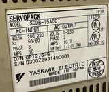 Yaskawa SGDB-15ADG Servopack Servo Driver 1.3 kW 3-Phase 200-230VAC