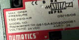 Numatics 081SA4004000061 Solenoid Valve 1/8" 24VDC 4-Way 2-Position w/ Manifold