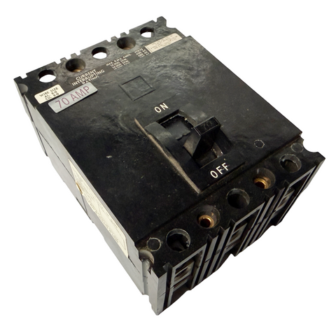Square D Type FAL Circuit Breaker 3-Pole 70 A 600 V
