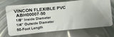 Vincon ABH00007-50 Flexible PVC Tubing 1/8" ID 1/4" OD 50 Ft Length