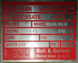Hoffman WC-8-20-B Watchman Condensate Pump Unit 12 GPM 21 PSI 115V 1PH 160030