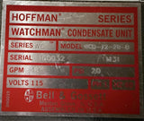 Hoffman WCD-12-20-B Watchman Condensate Pump Unit 18 GPM 20 PSI 115V 1PH 160032