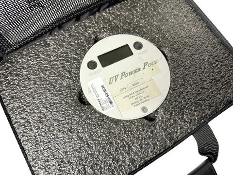 EIT UV Power Puck Radiometer 4-Band UVA/UVB/UVC/UVV 4-Digit LCD w/ Manual & Case