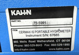Kahn 75-5991 Cermax I.S. Portable Dewpointmeter Hygrometer w/ Manual