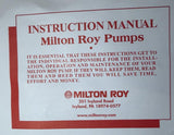 Milton Roy SG53P7P Metering Pump 106 GPH 150 PSI w/ Leeson C4D17FK5L Motor