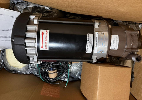 March Pumps TE-6T-MD Magnetic Drive Pump 1HP w/ Marathon K0M 56T34G5505F P Motor