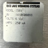 Rice Lake Weighing 1S6V Rechargeable Battery 6VDC w/ HPX-10 Battery Charger