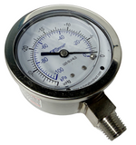 AutomationDirect ProSense G25-SLV-4LS Mechanical Pressure Gauge -30 to 0 in Hg