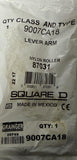 Square D 9007CA18 Limit Switch Lever Arm Nylon Roller 2"