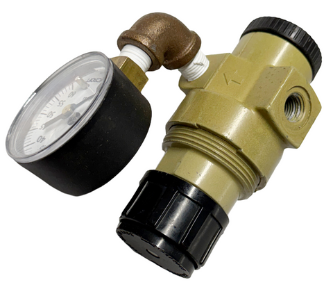 Norgren R11-200-RGLA Pressure Regulator 1/4" NPT w/ Ashcroft 595-05 Gauge