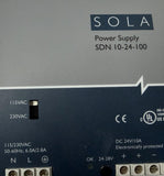 Sola SDN 10-24-100 Power Supply 24 V DC 10 A 115/230 VAC 50/60 Hz 6.0/2.8 A