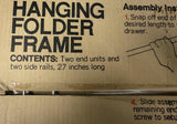 OIC HF-LT-1 Hanging Folder Frame Letter Size 91991